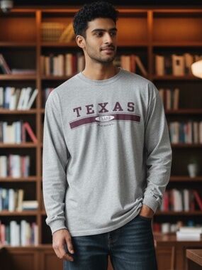 NWOT Jansport Texas A&M Long Sleeve Logo Men’s Tee-Shirt Size L